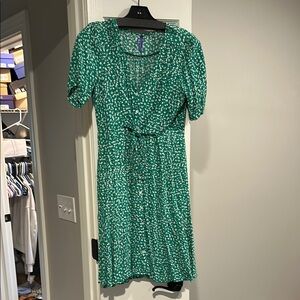 Green Floral maternity Dress